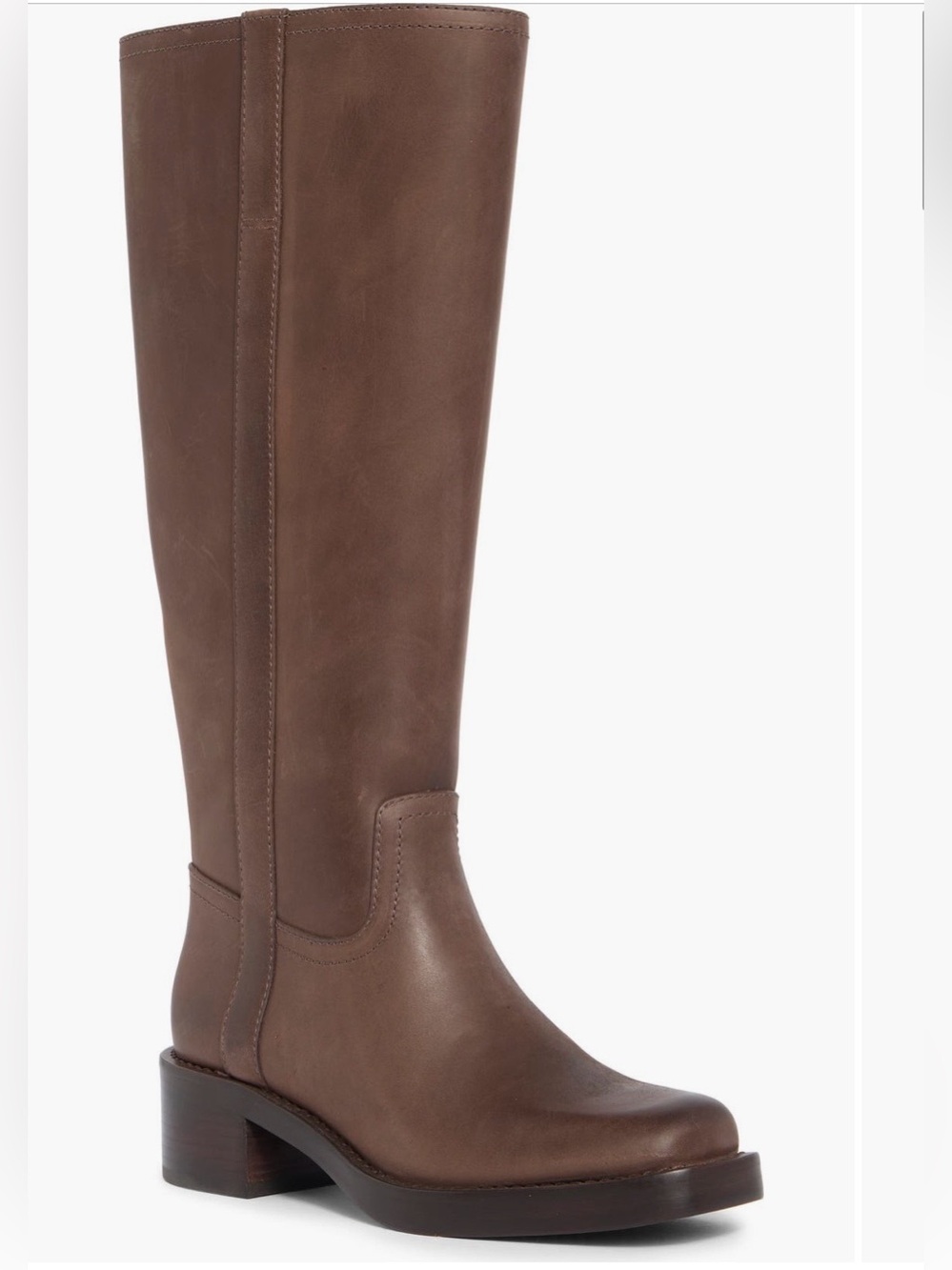▪️NIB Reformation Frances Knee-High Vachetta Leather Riding Boots-10